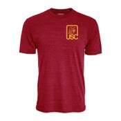 USC Trojans Men's Cardinal Vintage Connected Tri-Blend T-Shirt